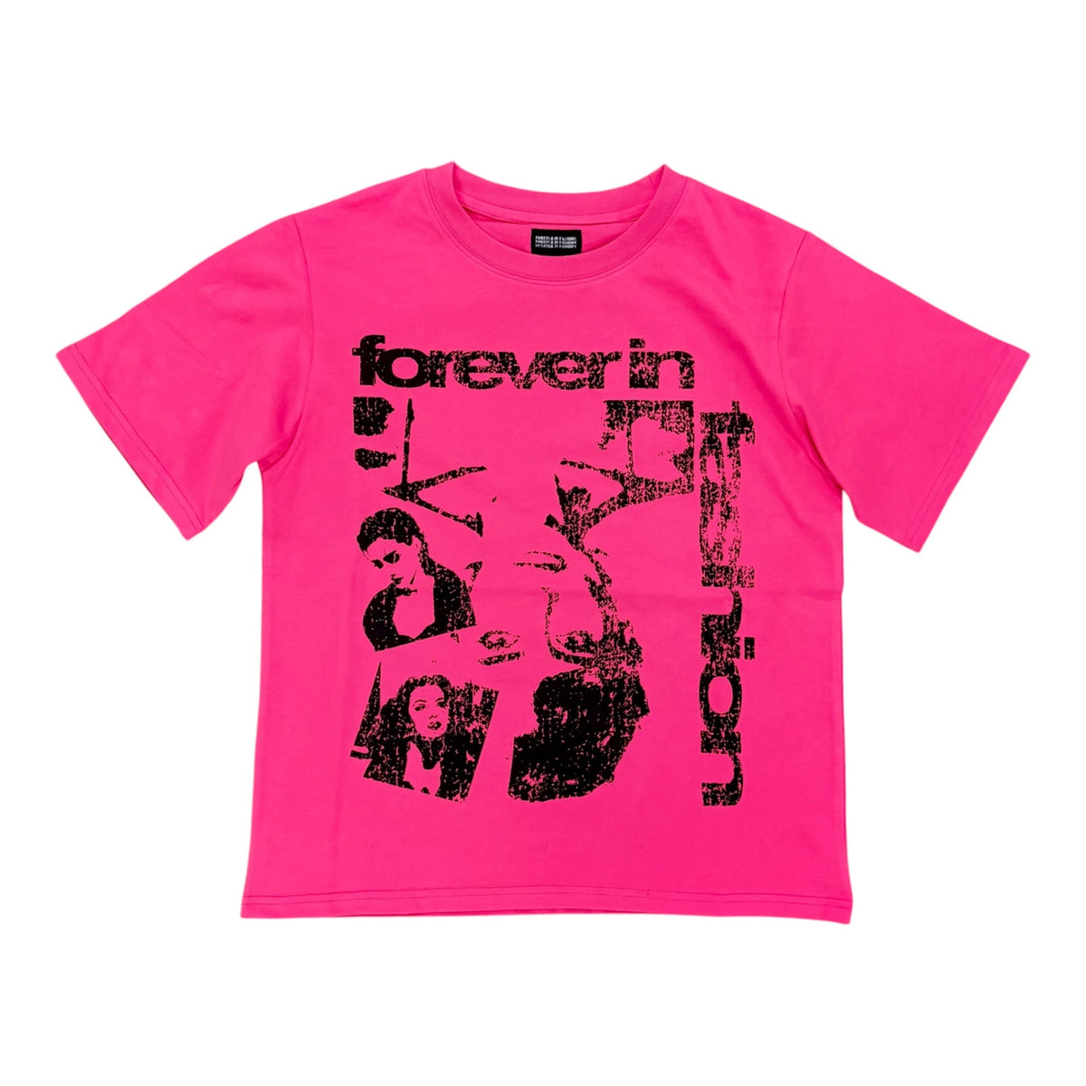 Pink graphic t shirt - Forever in fashion